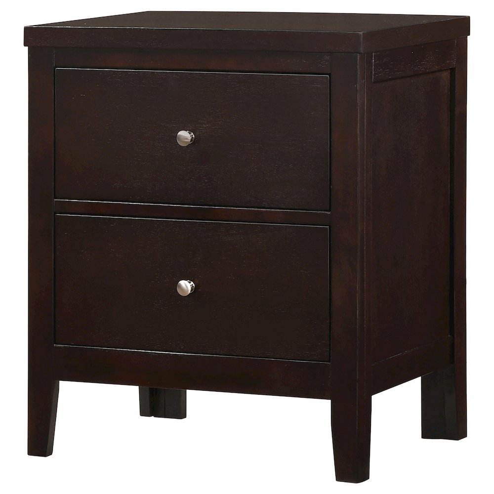 Carlton 2-drawer Nightstand Cappuccino. Picture 4