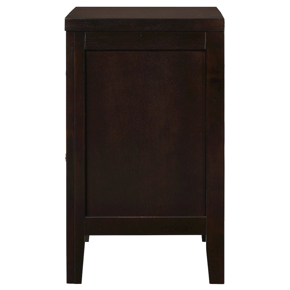 Carlton 2-drawer Nightstand Cappuccino. Picture 5