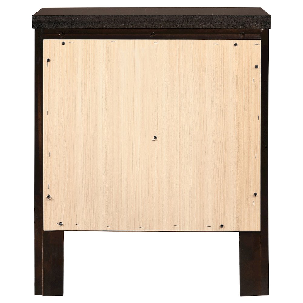 Carlton 2-drawer Nightstand Cappuccino. Picture 7