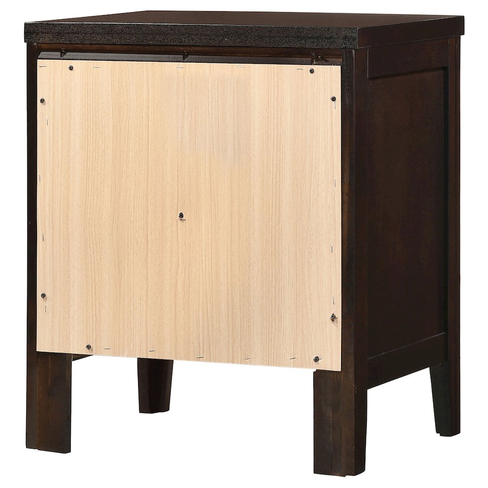 Carlton 2-drawer Nightstand Cappuccino. Picture 8