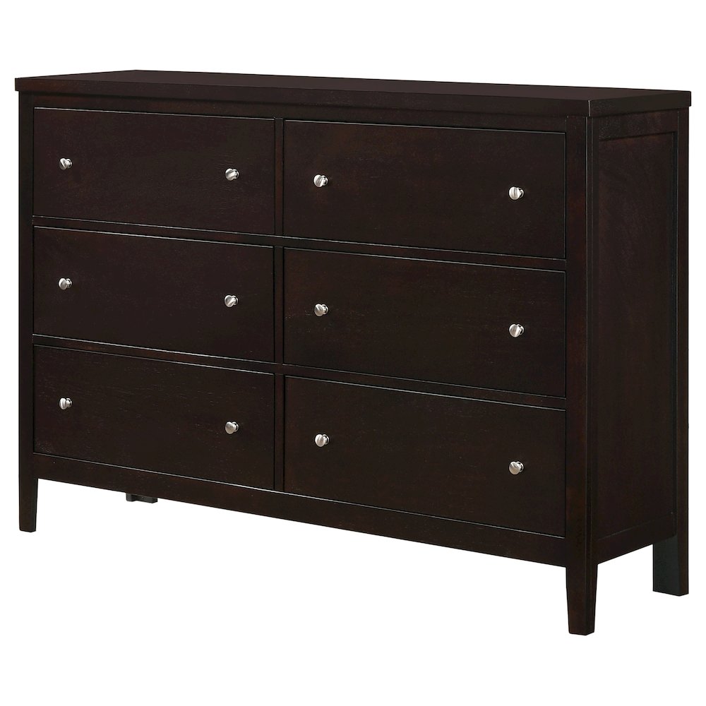 Carlton 6-drawer Dresser Cappuccino. Picture 4