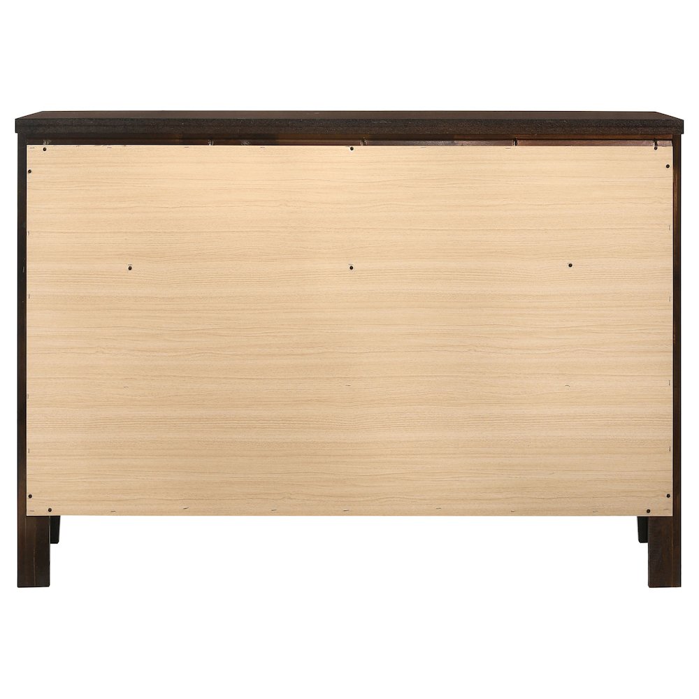 Carlton 6-drawer Dresser Cappuccino. Picture 7
