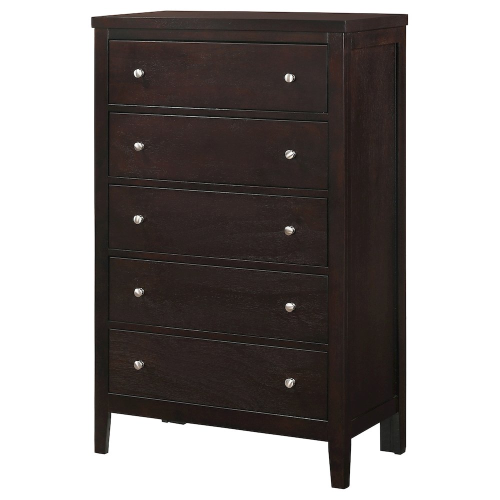 Carlton 5-drawer Bedroom Chest Cappuccino. Picture 4