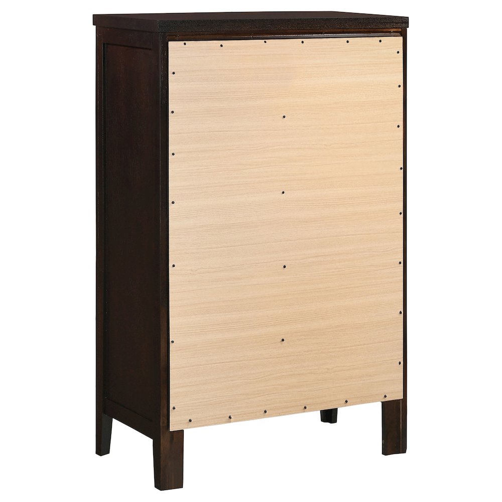 Carlton 5-drawer Bedroom Chest Cappuccino. Picture 6