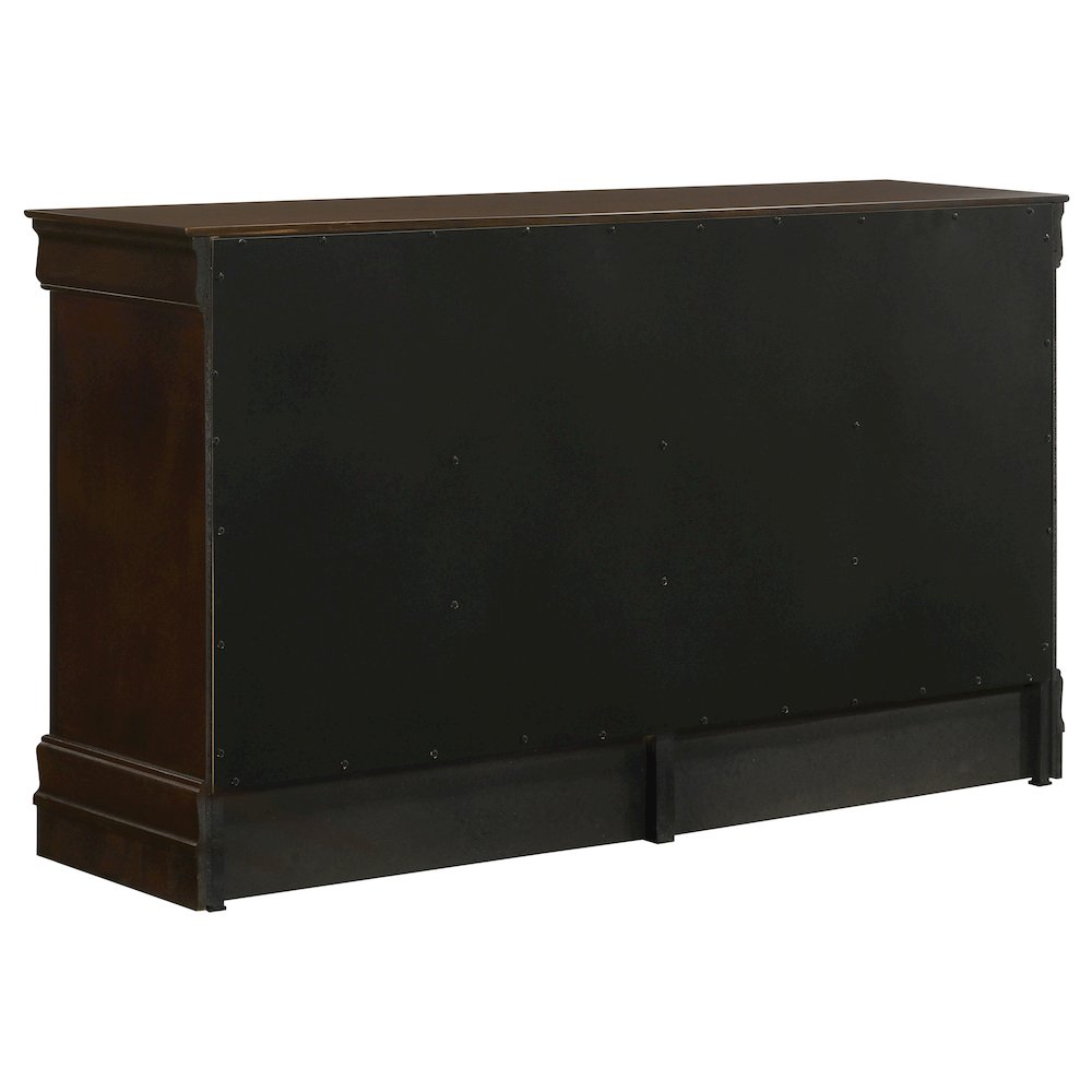 Louis Philippe 4-piece Full Bedroom Set Cappuccino. Picture 10