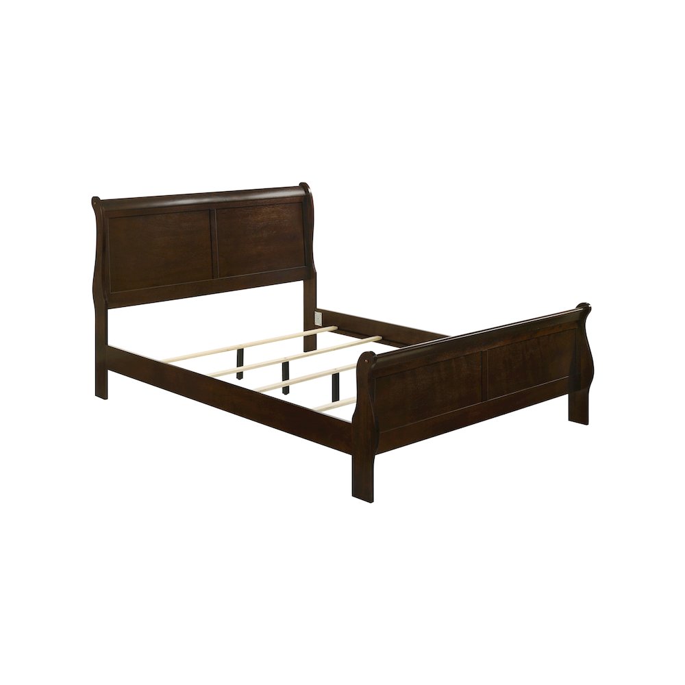 Louis Philippe 4-piece Eastern King Bedroom Set Cappuccino. Picture 3