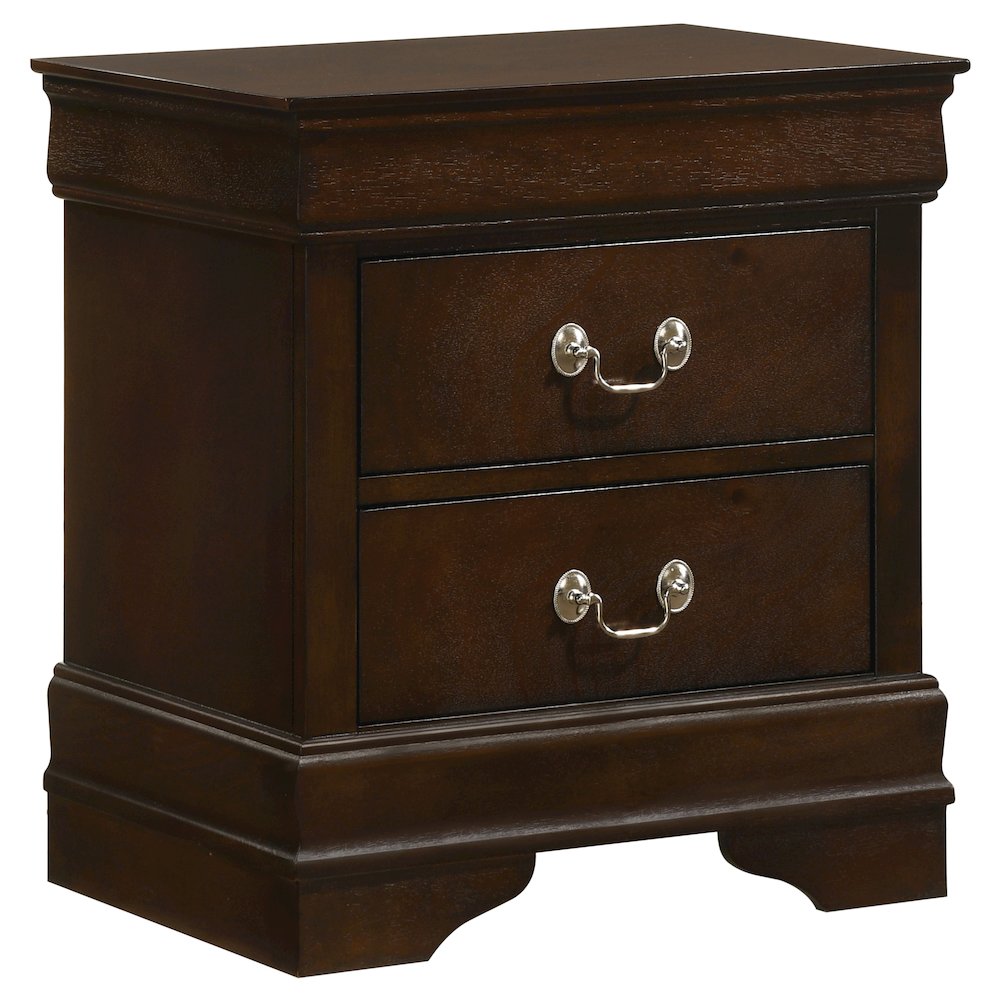 Louis Philippe 4-piece Eastern King Bedroom Set Cappuccino. Picture 5
