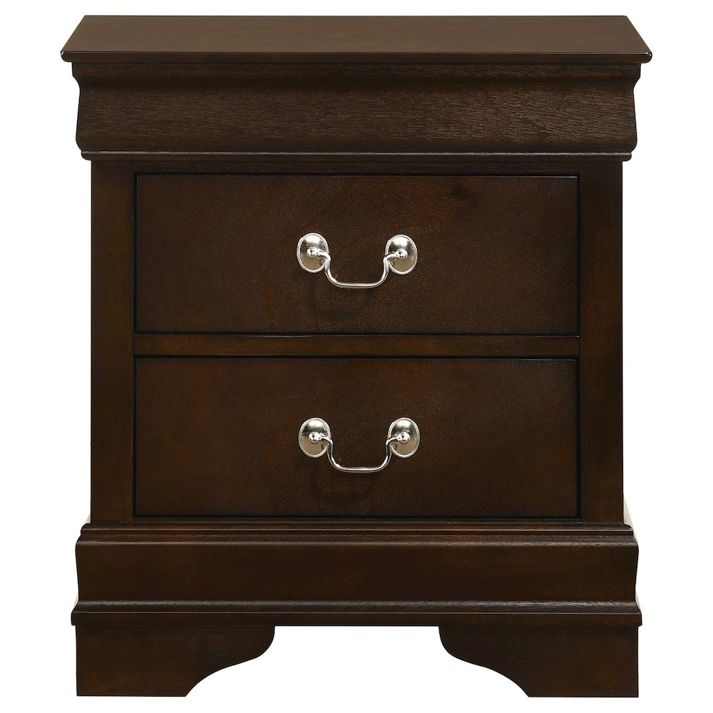 Louis Philippe 4-piece Eastern King Bedroom Set Cappuccino. Picture 6