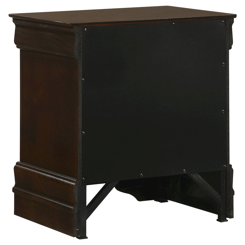 Louis Philippe 4-piece Eastern King Bedroom Set Cappuccino. Picture 7