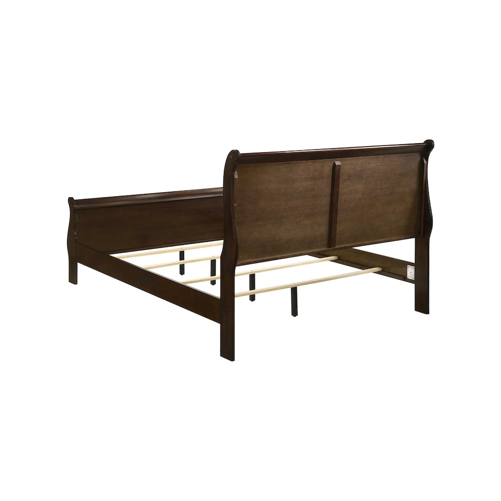 Louis Philippe 5-piece Eastern King Bedroom Set Cappuccino. Picture 4