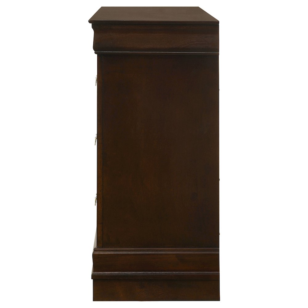 Louis Philippe 6-drawer Dresser Cappuccino. Picture 5