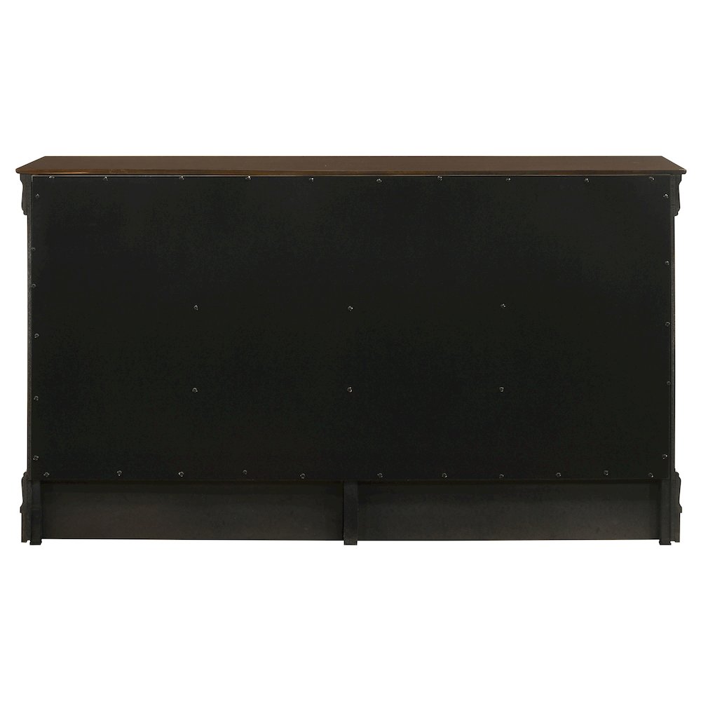 Louis Philippe 6-drawer Dresser Cappuccino. Picture 7