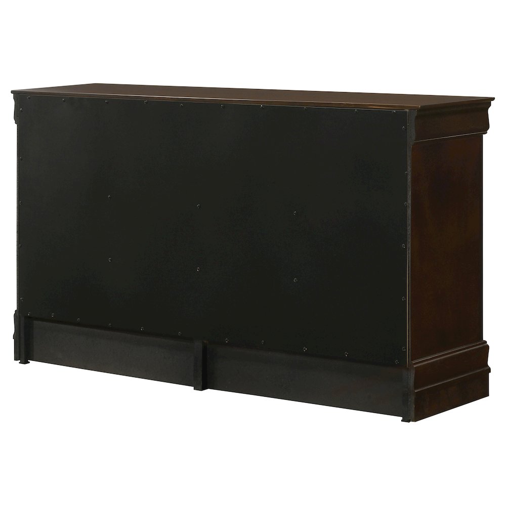 Louis Philippe 6-drawer Dresser Cappuccino. Picture 8