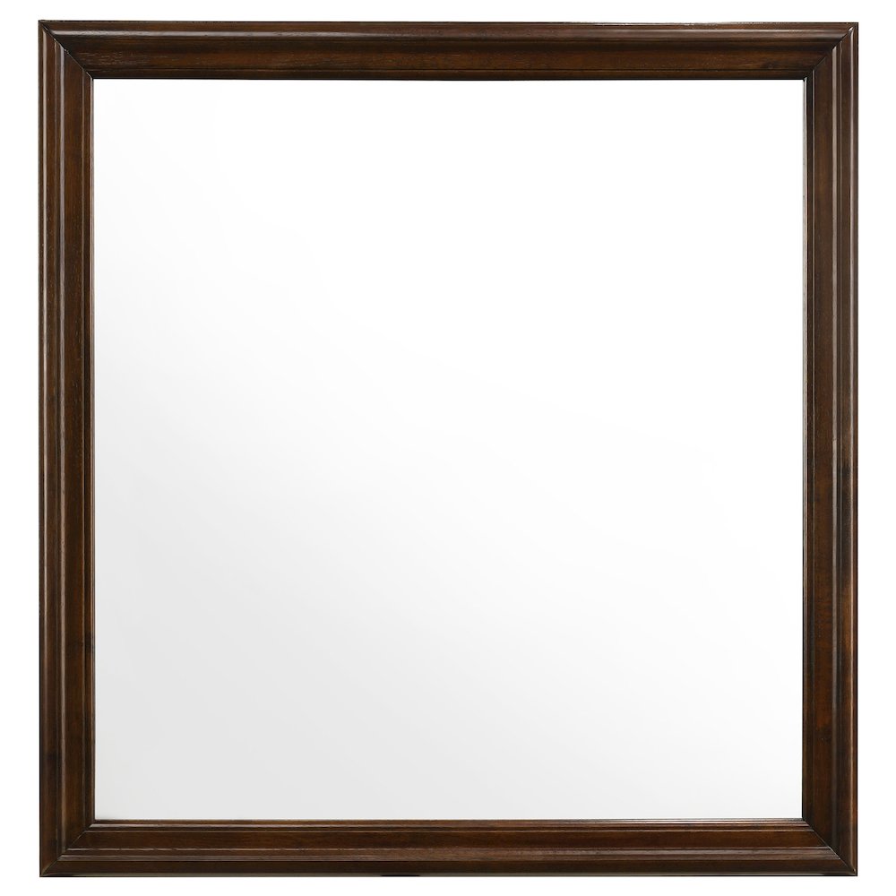 Louis Philippe Dresser Mirror Cappuccino. Picture 3