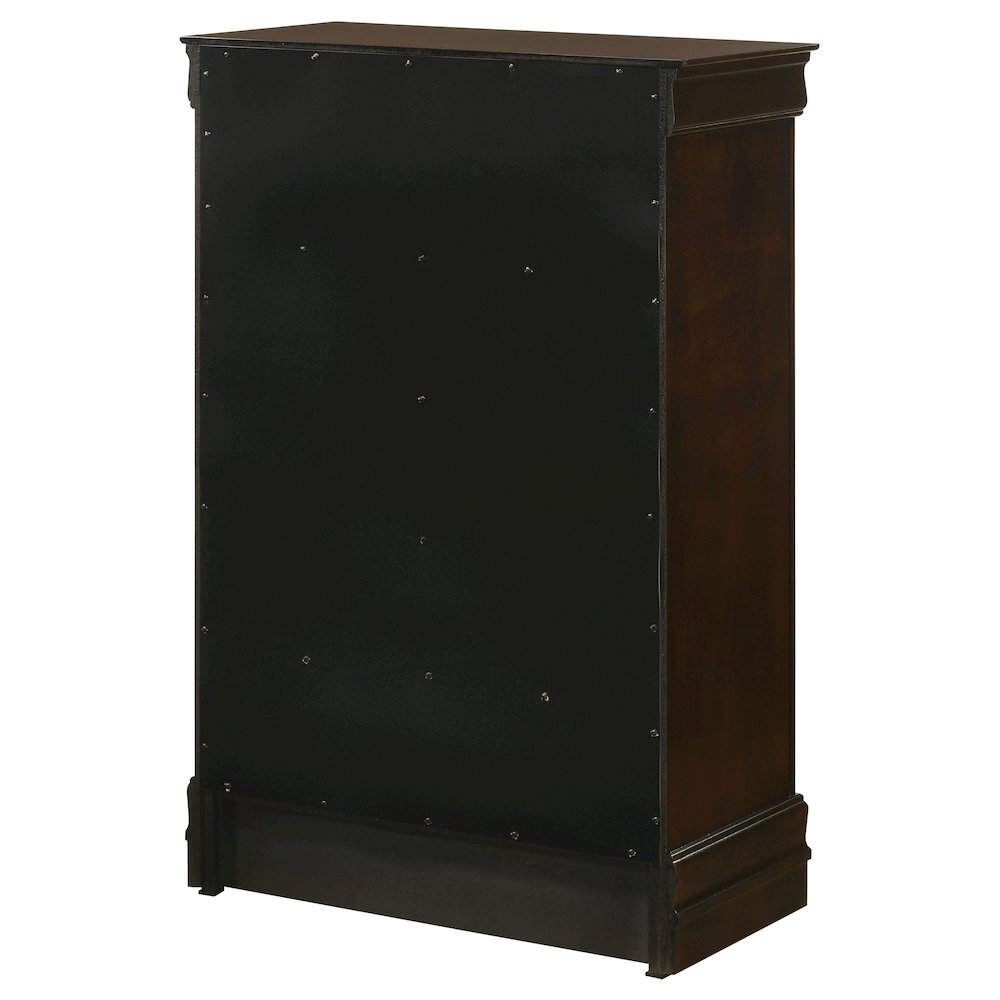 Louis Philippe 5-drawer Bedroom Chest Cappuccino. Picture 8