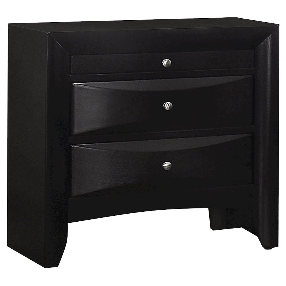 Briana 4-piece Eastern King Bedroom Set Black. Picture 4
