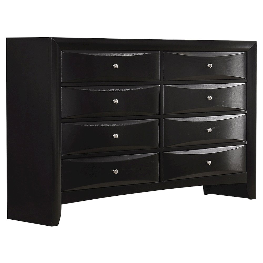 Briana 5-piece Eastern King Bedroom Set Black. Picture 5