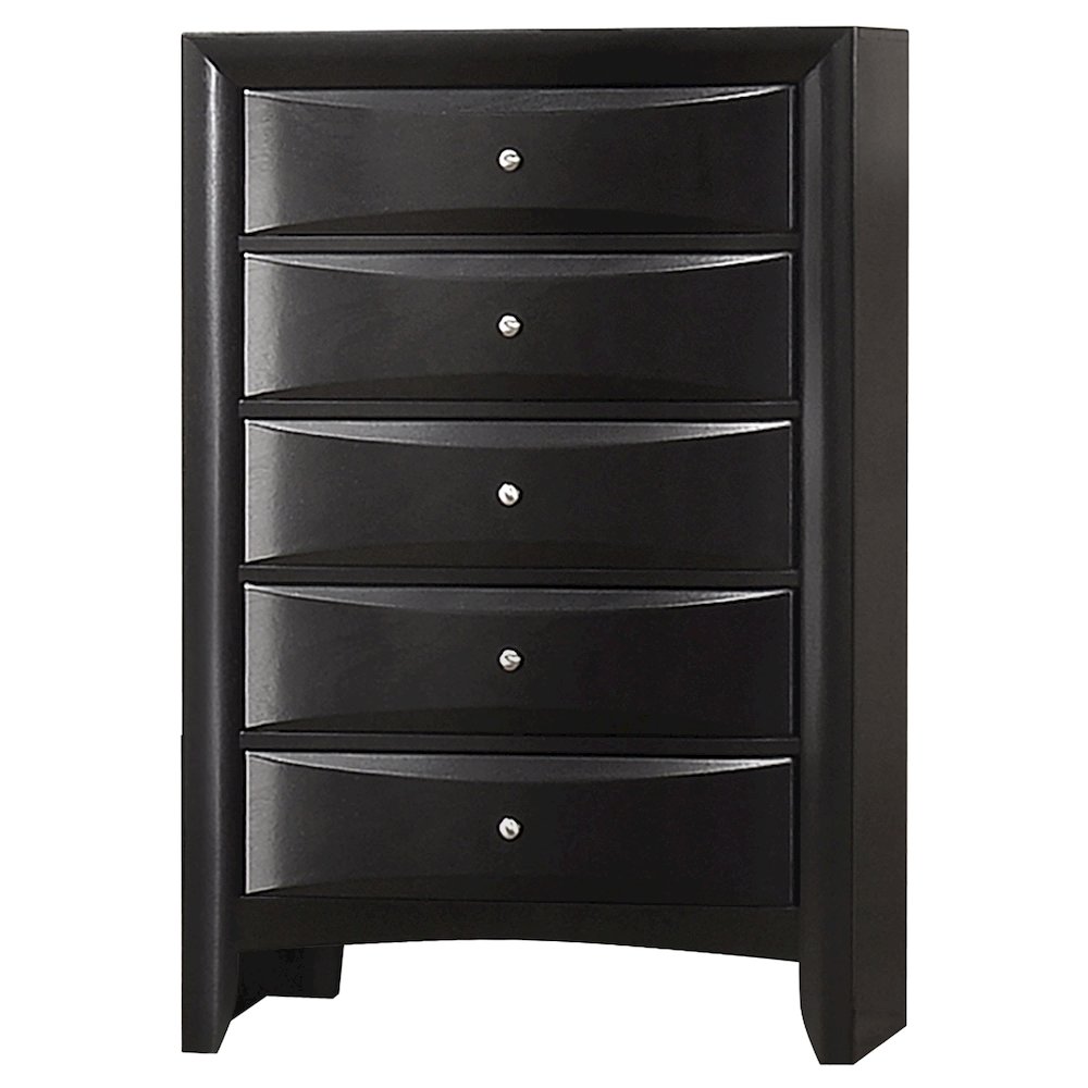 Briana 5-piece Eastern King Bedroom Set Black. Picture 7