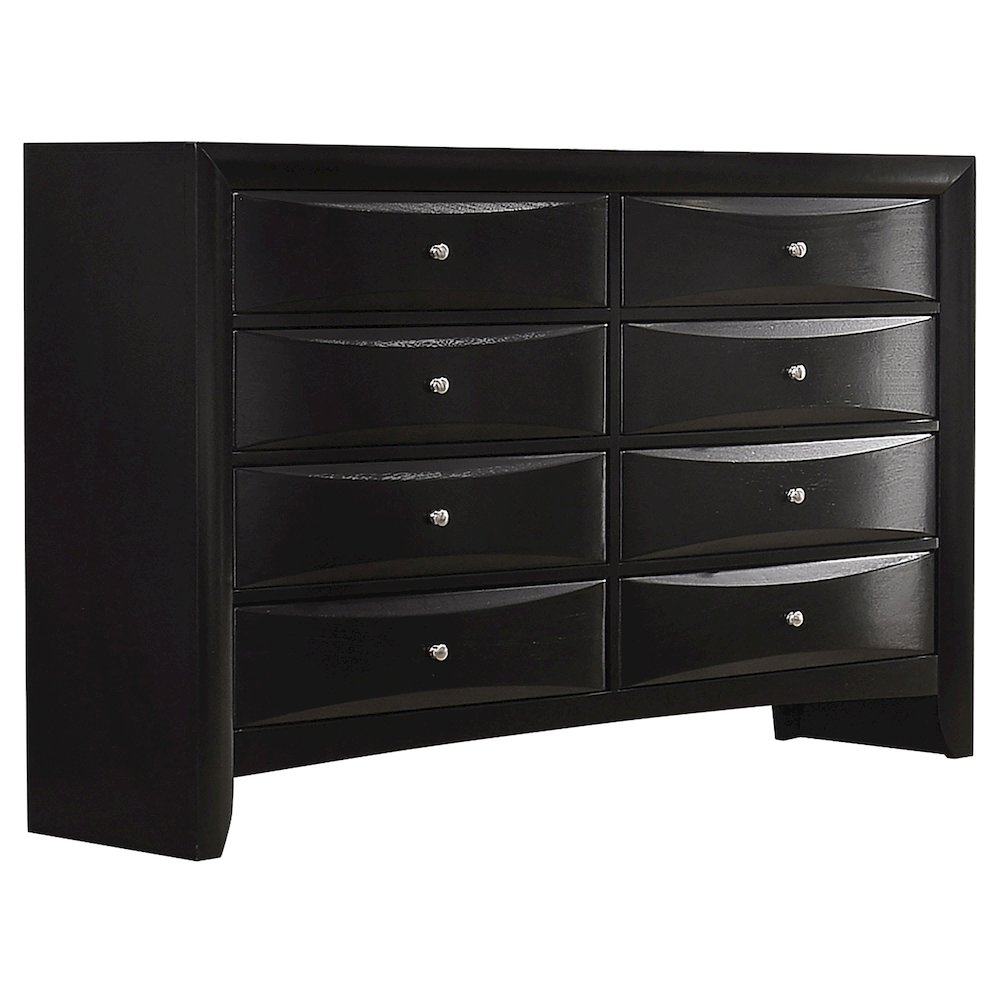 Briana 4-piece Queen Bedroom Set Black. Picture 6