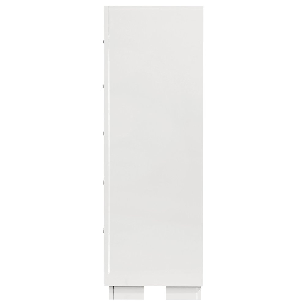 Jessica 5-drawer Bedroom Chest Cream White. Picture 5