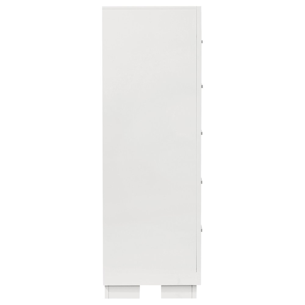 Jessica 5-drawer Bedroom Chest Cream White. Picture 9