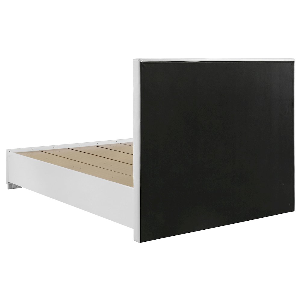 Felicity Queen Storage Bed White High Gloss. Picture 5