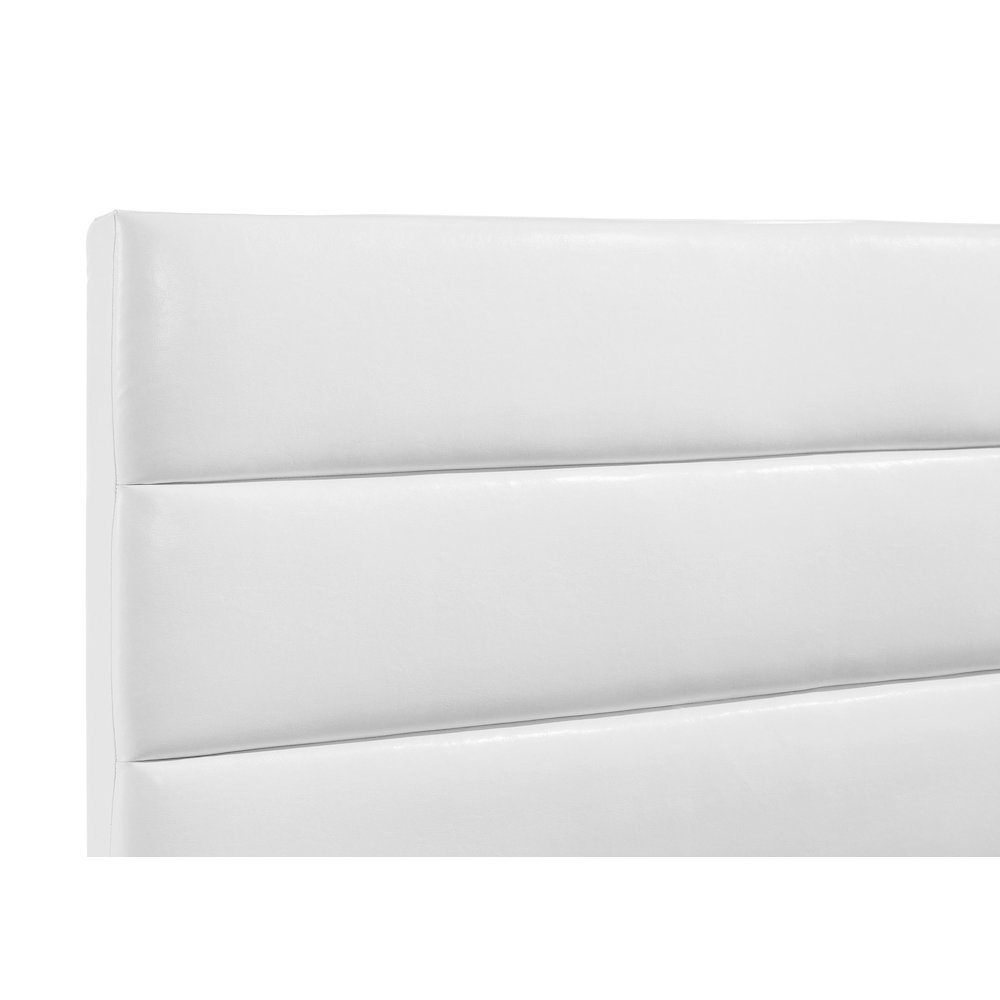 Felicity 53-inch Upholstered Queen Platform Bed White. Picture 7