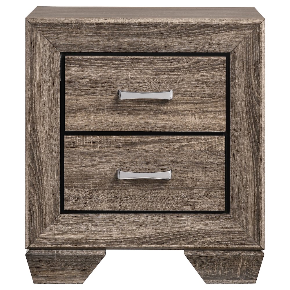 Kauffman 4-piece Eastern King Bedroom Set Washed Taupe. Picture 5