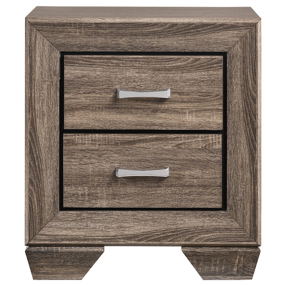 Kauffman 4-piece California King Bedroom Set Washed Taupe. Picture 5