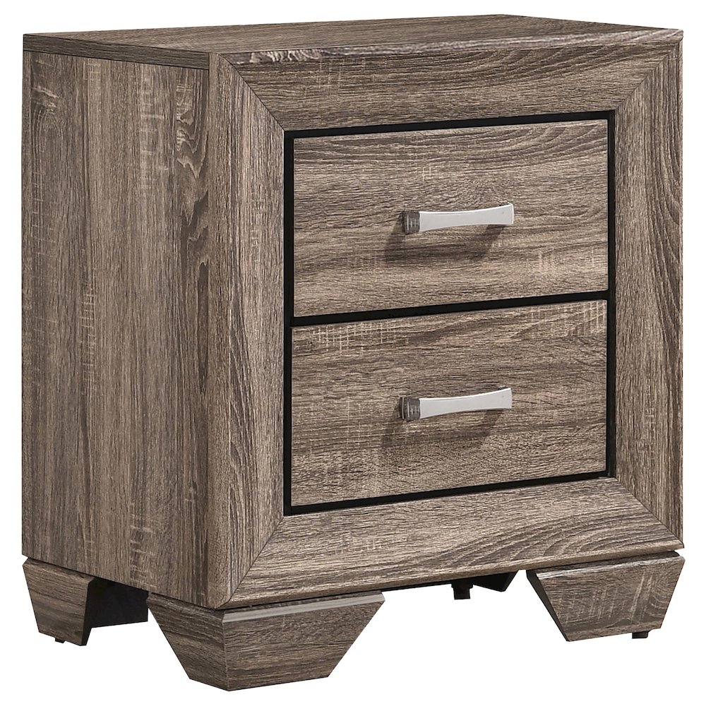 Kauffman 5-piece California King Bedroom Set Washed Taupe. Picture 4