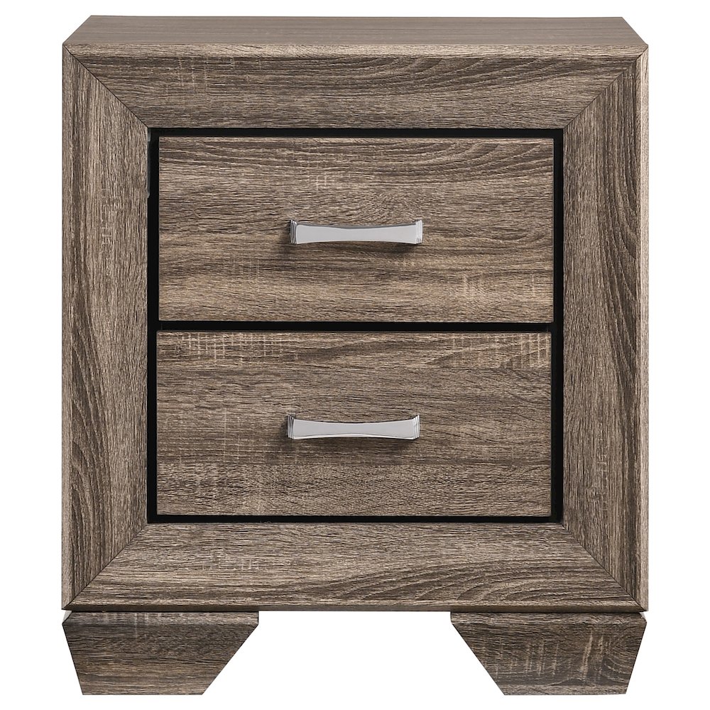 Kauffman 5-piece Queen Bedroom Set Washed Taupe. Picture 5