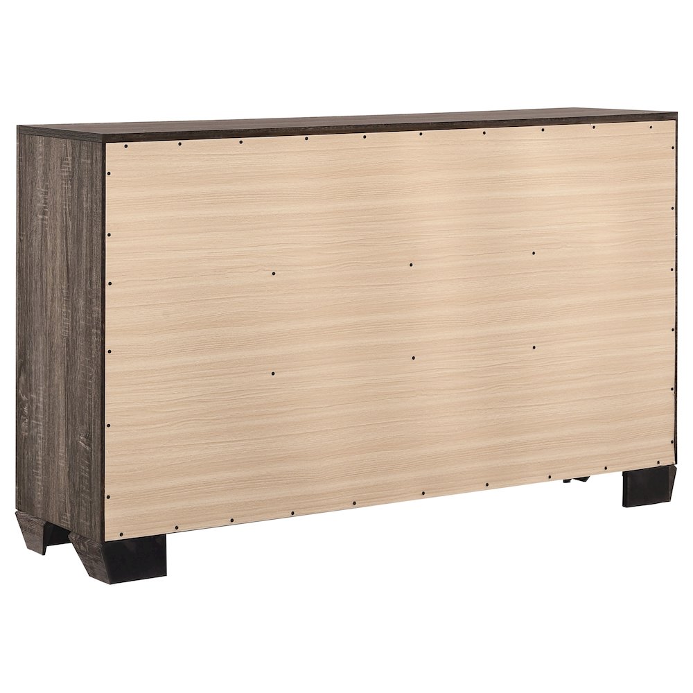 Kauffman 5-piece Queen Bedroom Set Washed Taupe. Picture 9