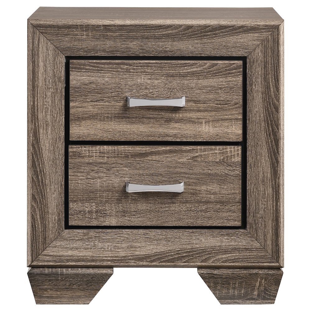 Kauffman 2-drawer Nightstand Washed Taupe. Picture 3