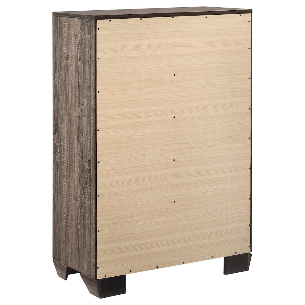 Kauffman 5-drawer Bedroom Chest Washed Taupe. Picture 6