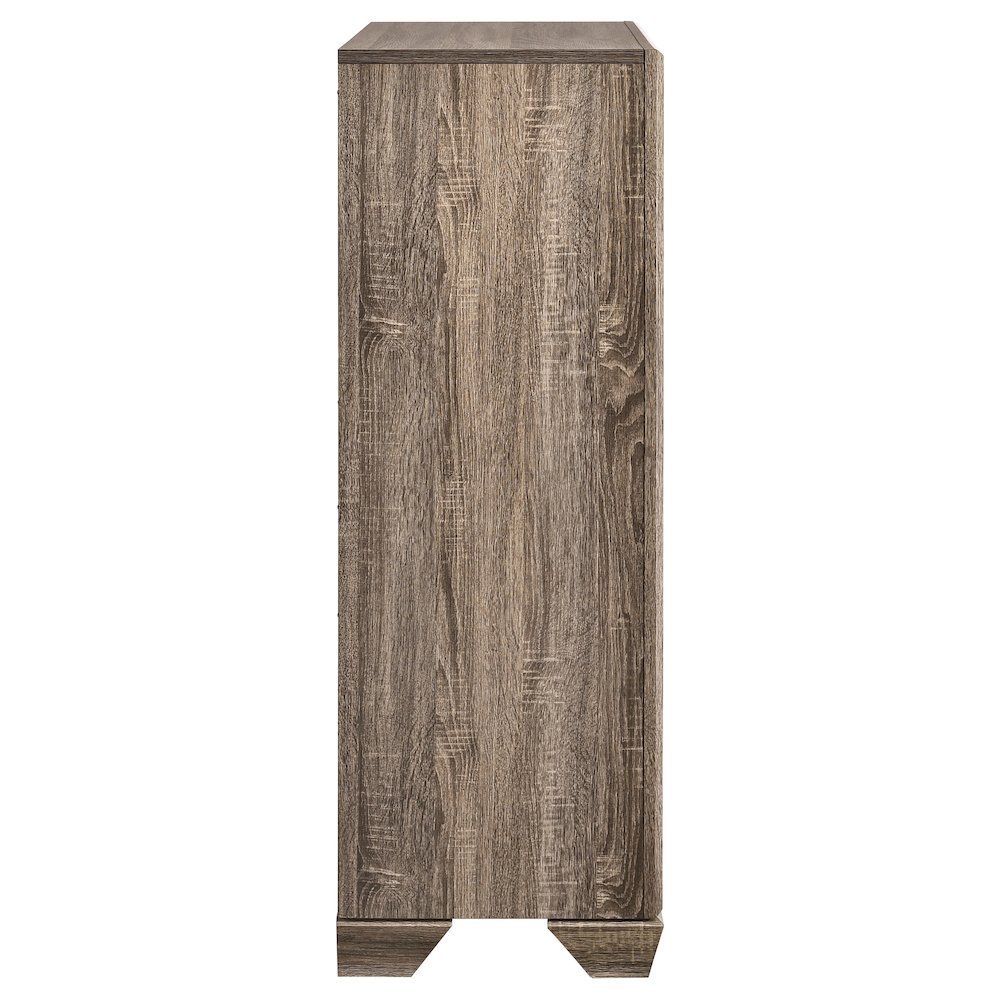 Kauffman 5-drawer Bedroom Chest Washed Taupe. Picture 9