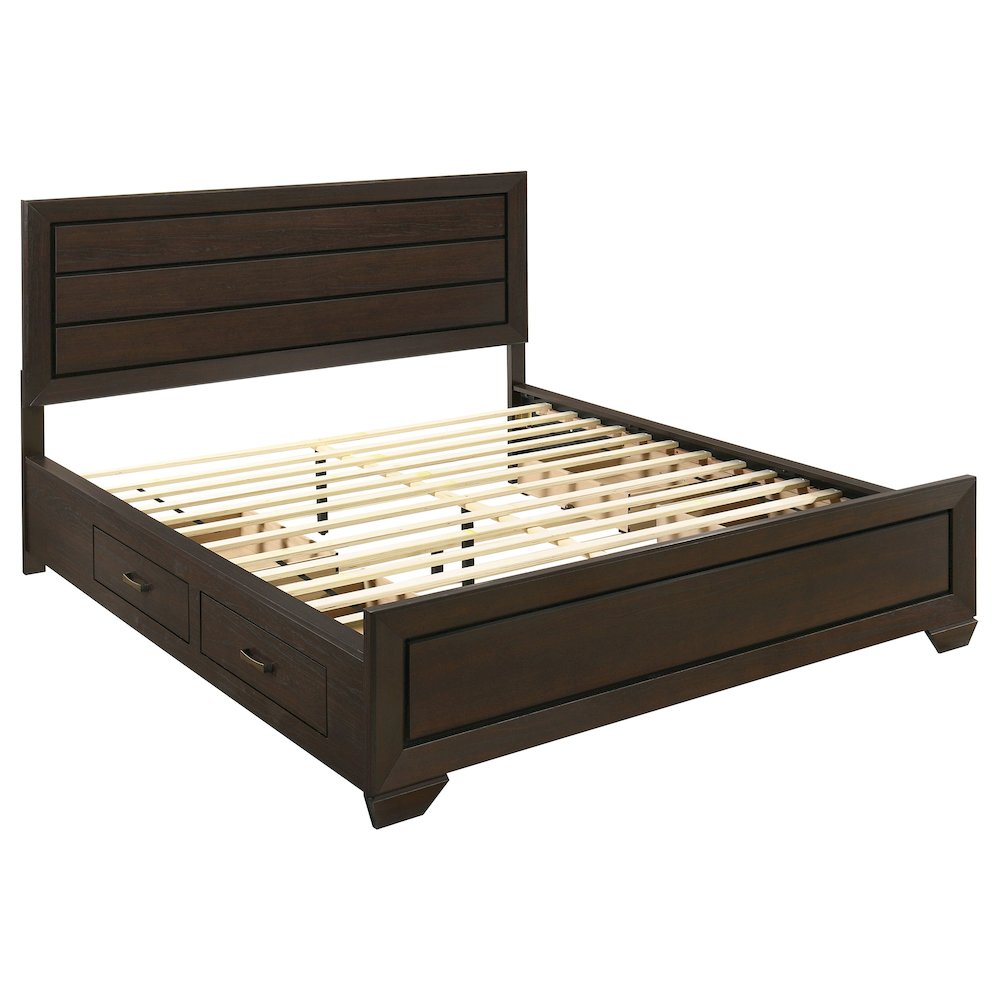 Kauffman 5-piece California King Bedroom Set Dark Cocoa. Picture 3