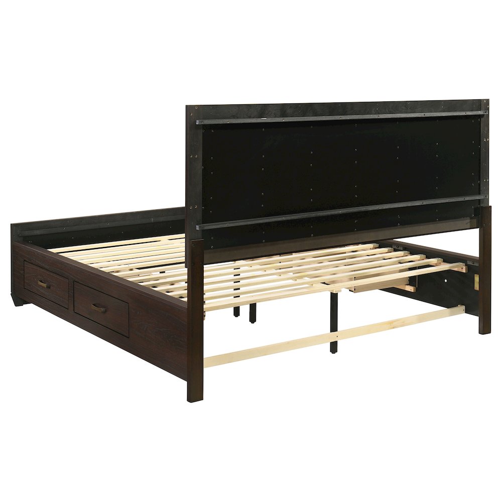 Kauffman 5-piece California King Bedroom Set Dark Cocoa. Picture 4