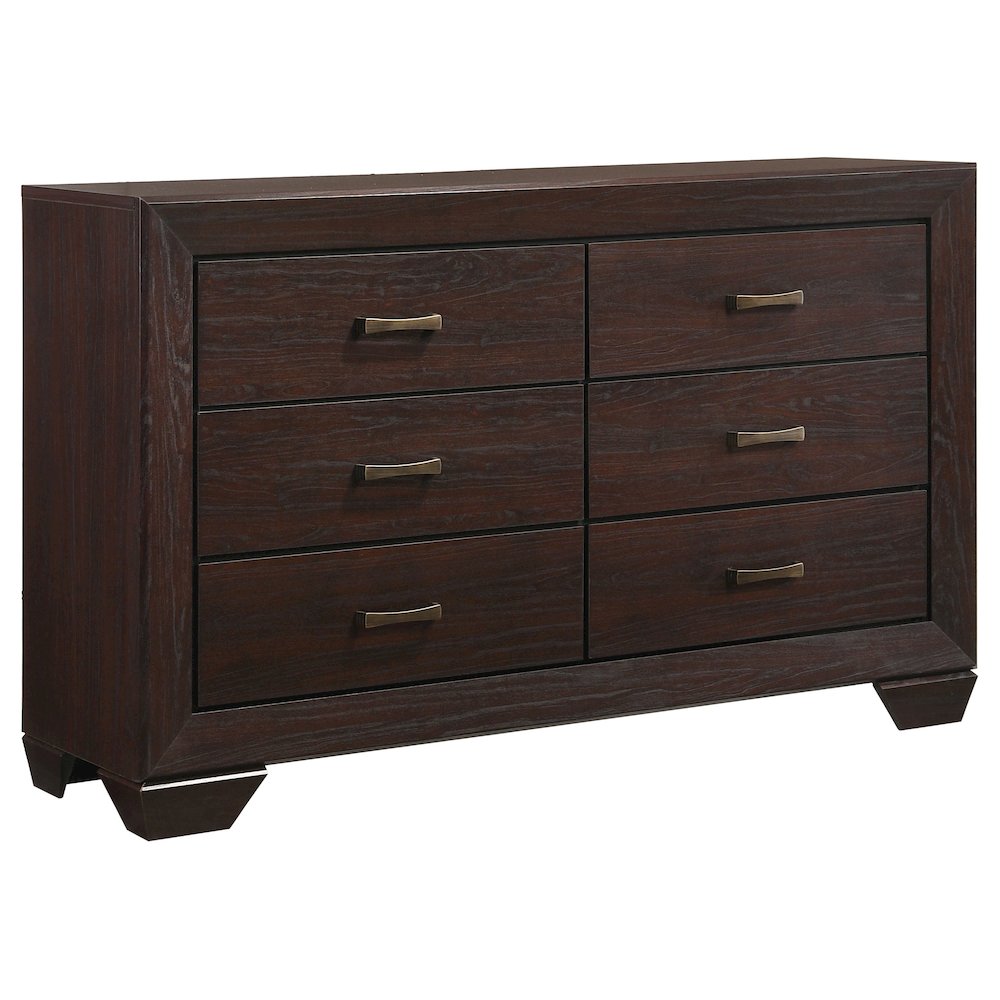 Kauffman 5-piece California King Bedroom Set Dark Cocoa. Picture 7