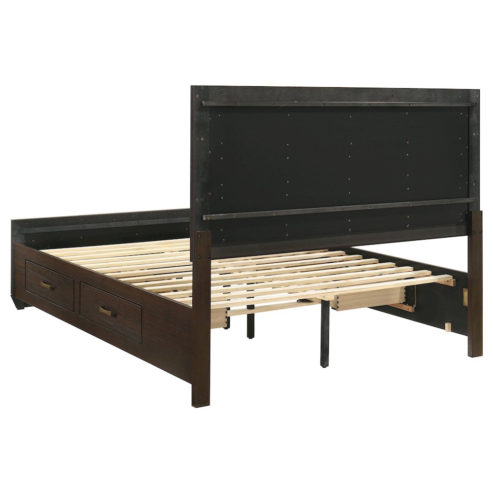 Kauffman 5-piece Queen Bedroom Set Dark Cocoa. Picture 4