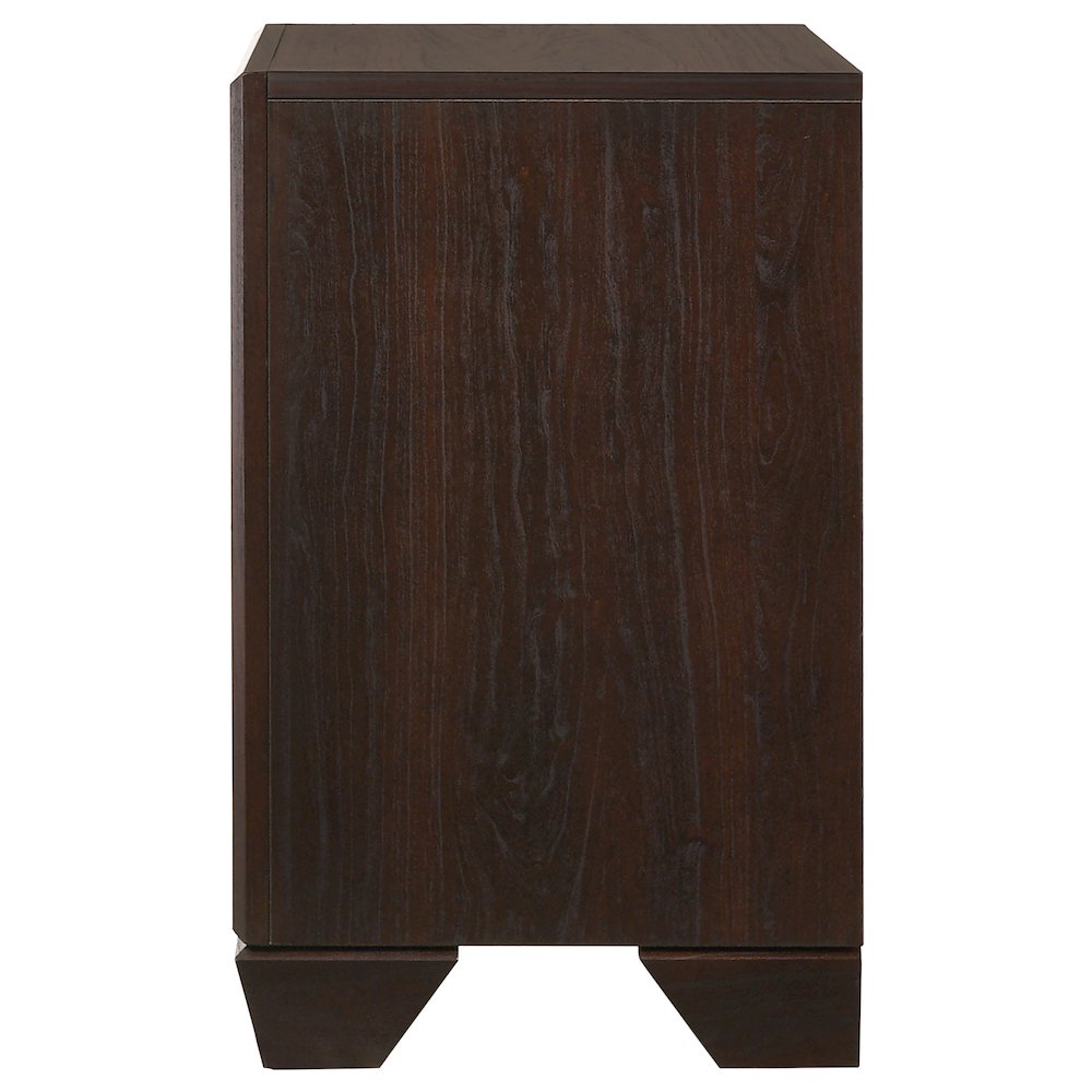 Kauffman 2-drawer Nightstand Dark Cocoa. Picture 5