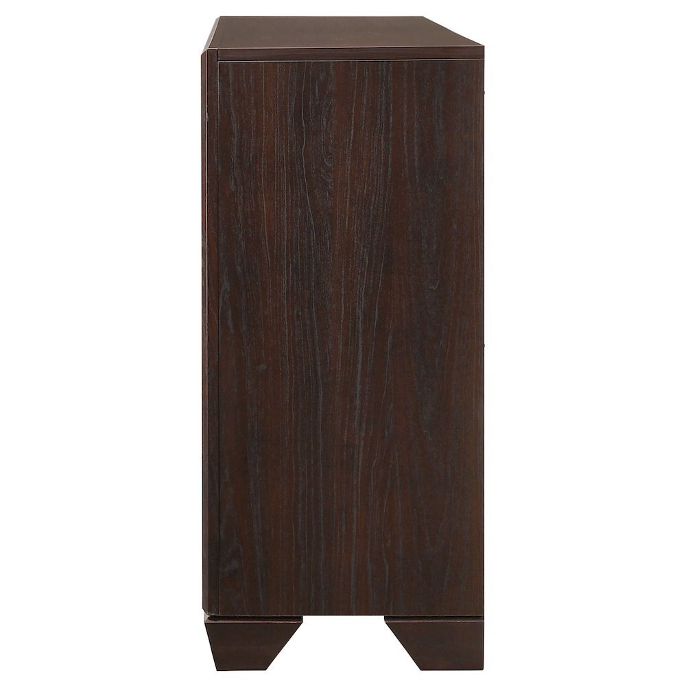 Kauffman 6-drawer Dresser Dark Cocoa. Picture 5