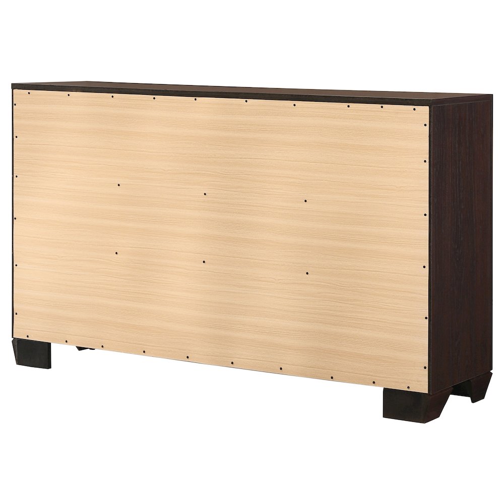 Kauffman 6-drawer Dresser Dark Cocoa. Picture 8