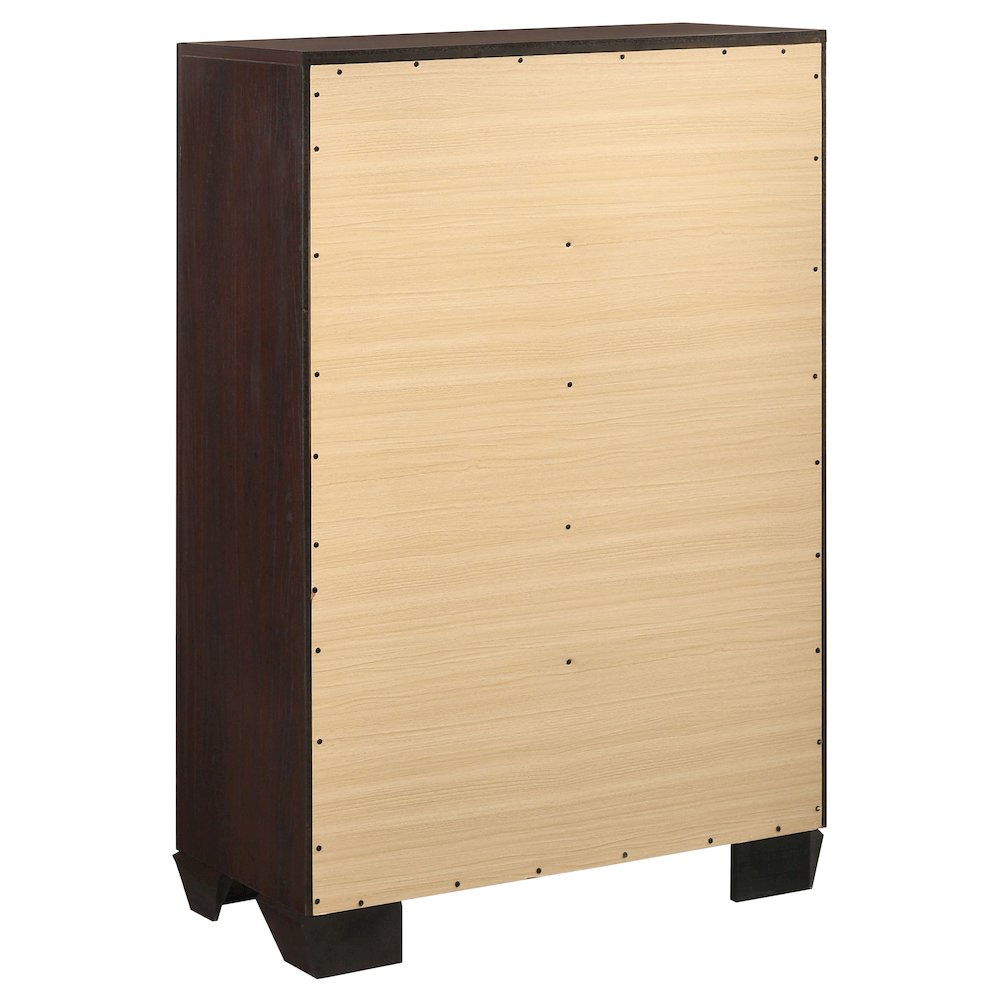 Kauffman 5-drawer Bedroom Chest Dark Cocoa. Picture 6