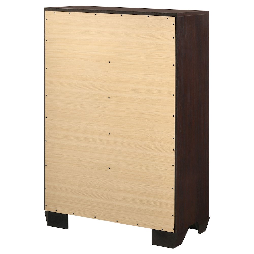 Kauffman 5-drawer Bedroom Chest Dark Cocoa. Picture 8