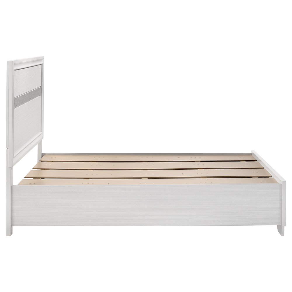 Miranda 51-inch Wood Full Storage Panel Bed White. Picture 9