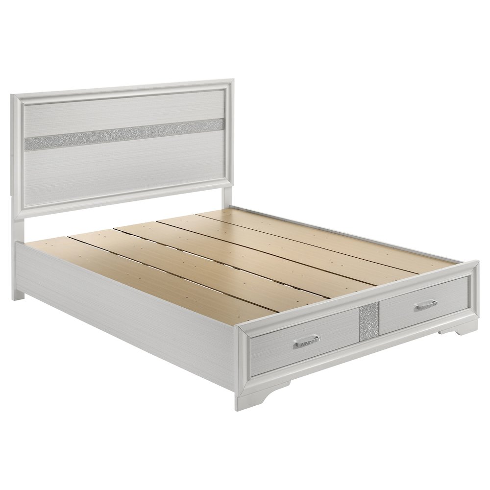 Miranda 4-piece Queen Bedroom Set White. Picture 2