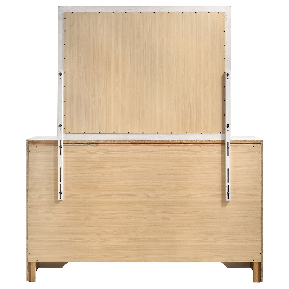 Miranda 7-drawer Dresser with Mirror White. Picture 7