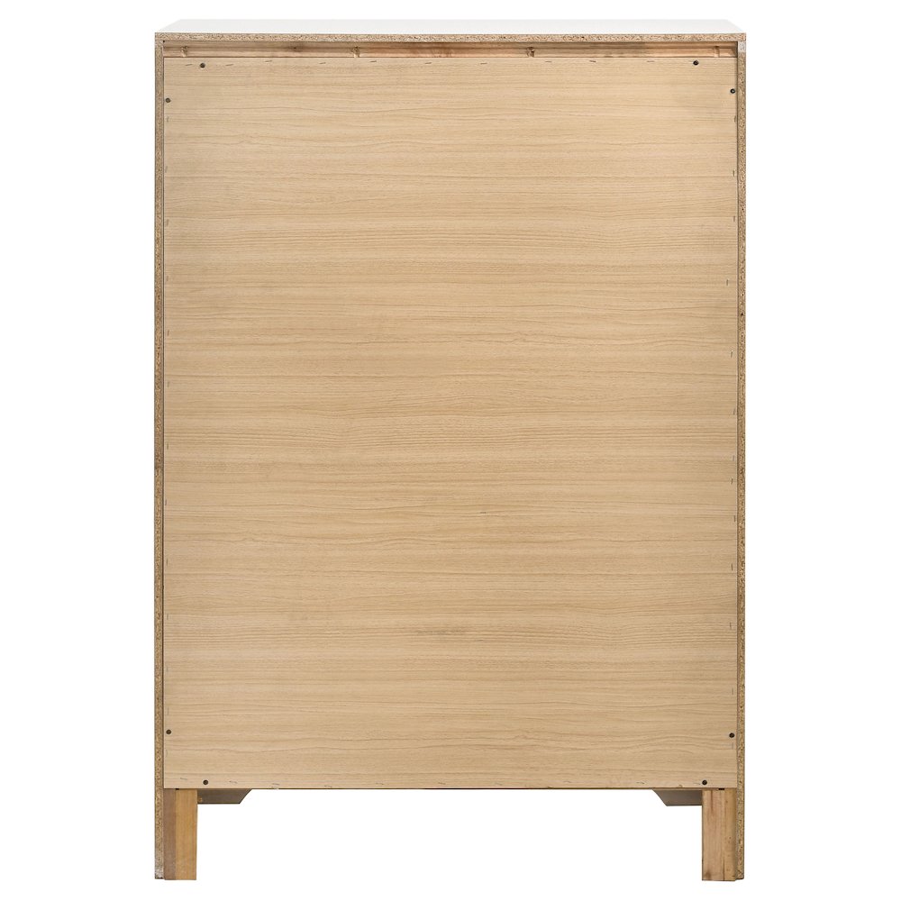 Miranda 5-drawer Bedroom Chest White. Picture 7