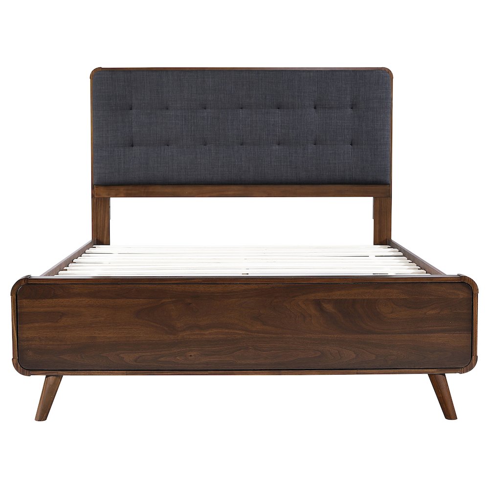 Robyn Wood Queen Panel Bed Dark Walnut. Picture 4