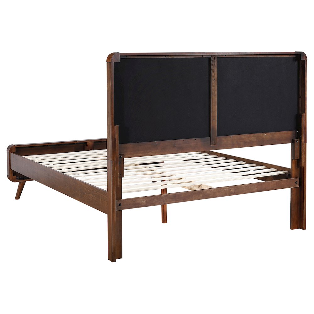 Robyn Wood Queen Panel Bed Dark Walnut. Picture 5